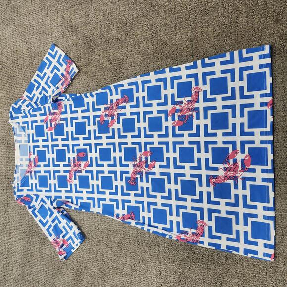 Tracy Negoshian Dress Multicolor Short Sleeve Size Medium - Picture 7 of 9